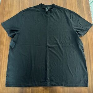 New Look Men’s Black Mock Neck Short Sleeve Turtleneck T-Shirt – 4XL